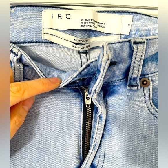 Iro Amative Jeans In Snow Bleach NWT - Picture 4 of 5